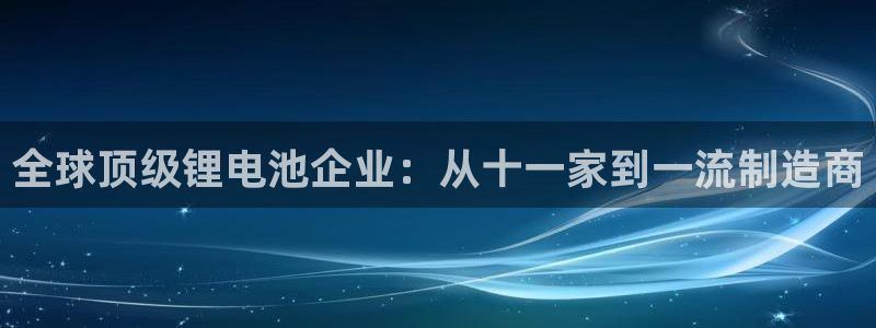 usdt放在什么地方有收益：全球顶级锂电池企业：从十一家到一流制造商